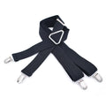 Suspenders Men 4 Clip 3.5cm Width Braces Adjustable Elastic X Back Pants Women Suspender Adult Man Braces Wedding Accessories