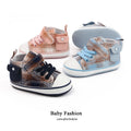 Baby Canvas Shoes Soft Cotton Baby Fashion Shoes First Walking Shoes Casual Sneaker 0-6-12 Months Boys and Girls Prewalking Shoe