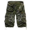 Summer Camouflage Men's Cargo Shorts Pure Cotton Half | SAMAG