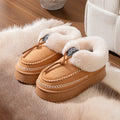 Winter Fluffy Women's Slippers Casual Plush Luxury Designer Woman Shoes Indoor Outdoor Platform Fuzzy Fur Slides Ankle Boot Soft