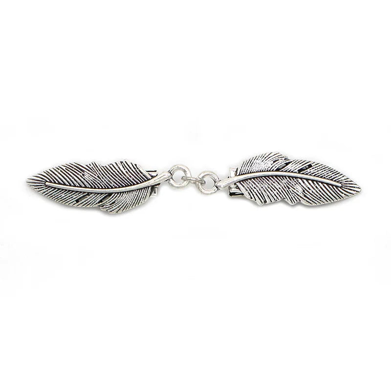 1 Pair Vintage Sweater Swirl Clip Cape Cloak Clips for Dress Retro Cardigan Clip Shawl Clasp Shirt Button Clip for Girl Women