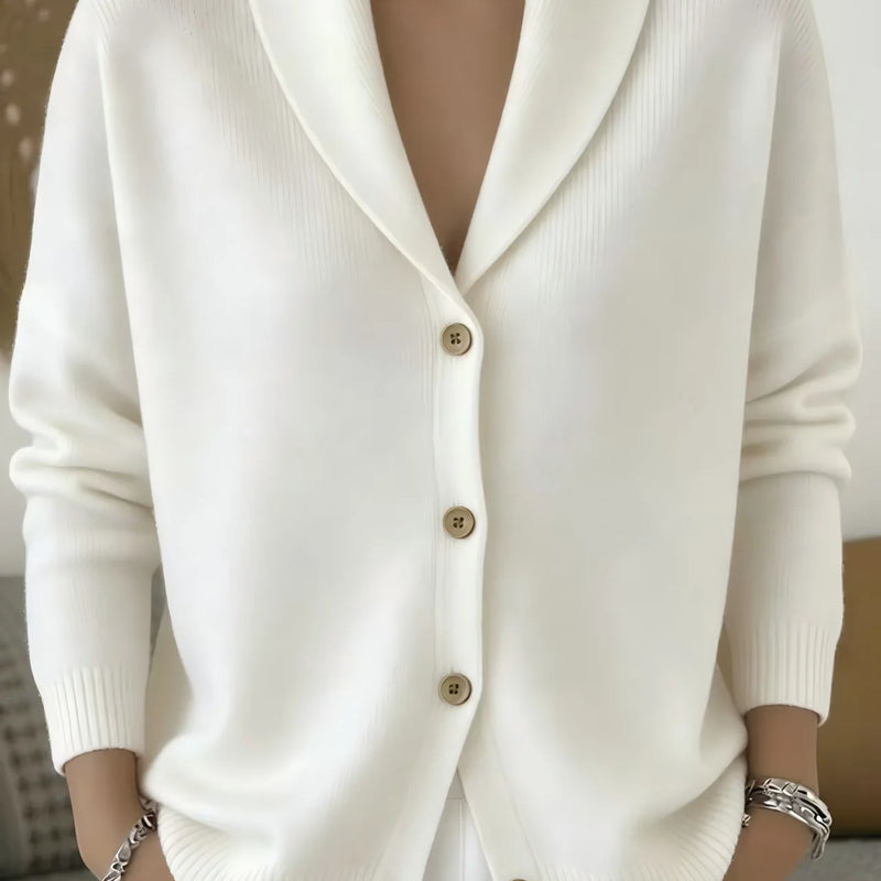 Solid Color Button Knit Hooded Sweater Cardigan Jacket For Autumn Winter New Casual Fashionable Women's Clothing Pulls Femmes