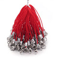 20/100PCS Strap Charm Cord Lanyard Lariat Strap Cords Lobster Clasp Rope Keychains Hooks Mobile Set Charms Jewelry Accessories