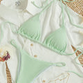 XS-XL Pad Bikini Set Beach Triangle Swimwear Women Maio | SAMAG