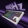 Akko 5087 V3 HE Magnetic Switch Keyboard 80% TKL US Layout Rapid Trigger 0.005mm 8K Type-C Wired Custom Gaming Keyboard Gasket
