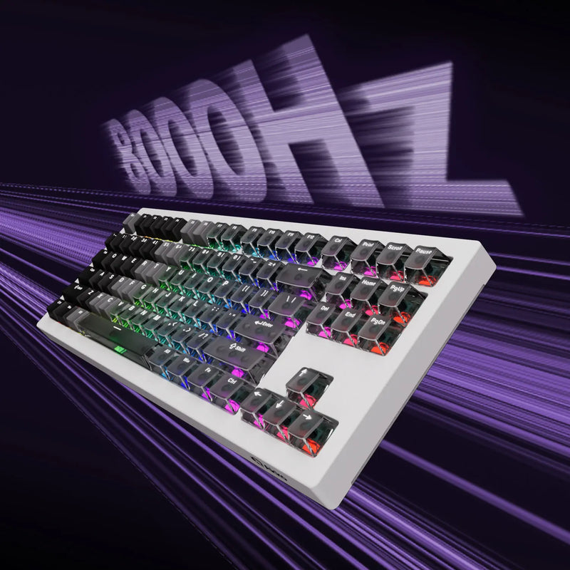 Akko 5087 V3 HE Magnetic Switch Keyboard 80% TKL US Layout Rapid Trigger 0.005mm 8K Type-C Wired Custom Gaming Keyboard Gasket