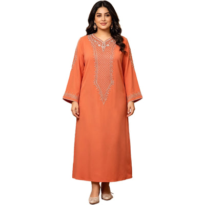 Aiyu Nuex Women's Traditional Dresses and Abayas Beaded | SAMAG