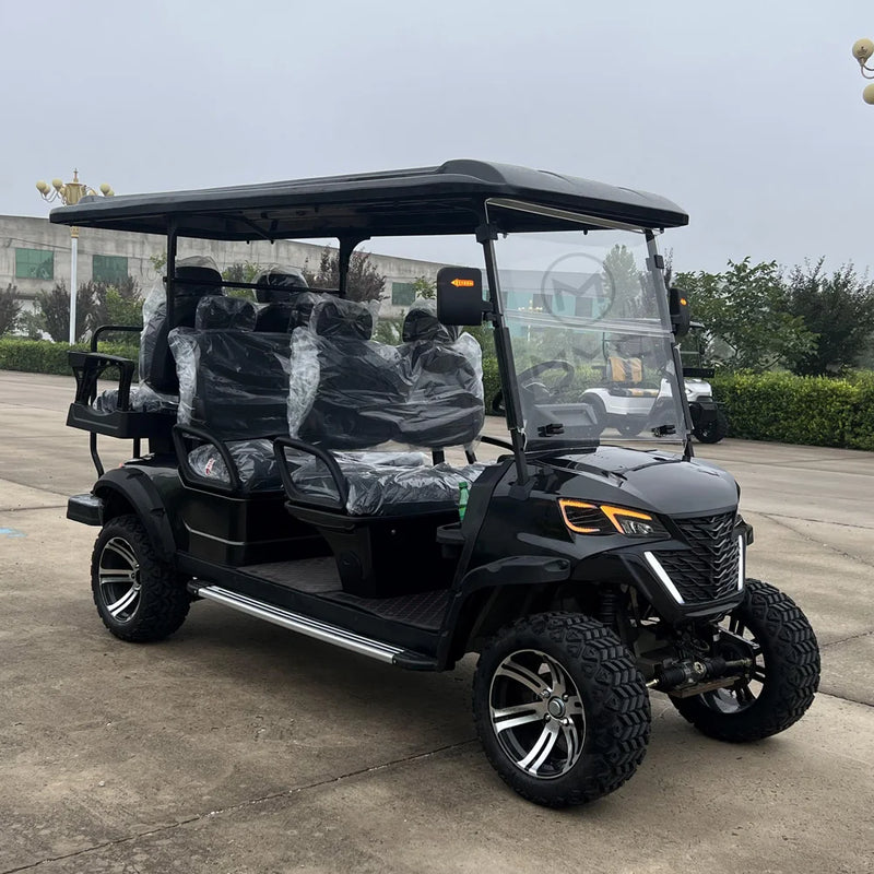 4WD Customized Color Street Legal 2 4 6 8 Passenger 48/60/72V 4000/5000/7000W CE Electric UTV Golf Cart For Sale