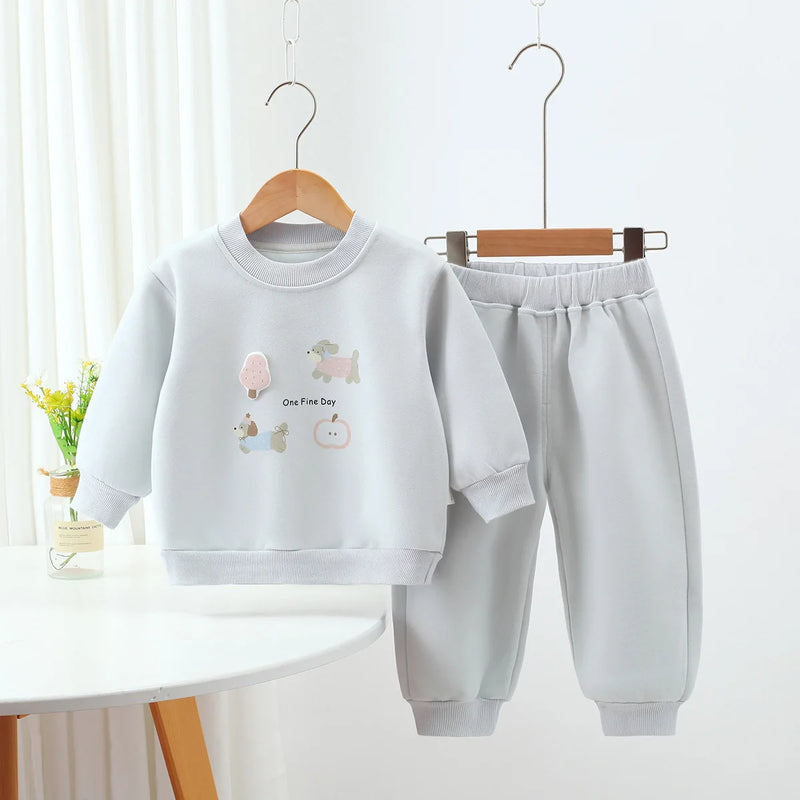 1-5Y Autumn Kids Casual Sets And Outfits Girls Boys | SAMAG