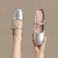 Women's New Summer Collection: Retro-Chic & Versatile Closed-Toe Mules — Square-Toe, Casual Slip-On Sandals with Soft Soles