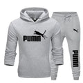 Letter printed sportswear set men's hooded sweatshirt | SAMAG