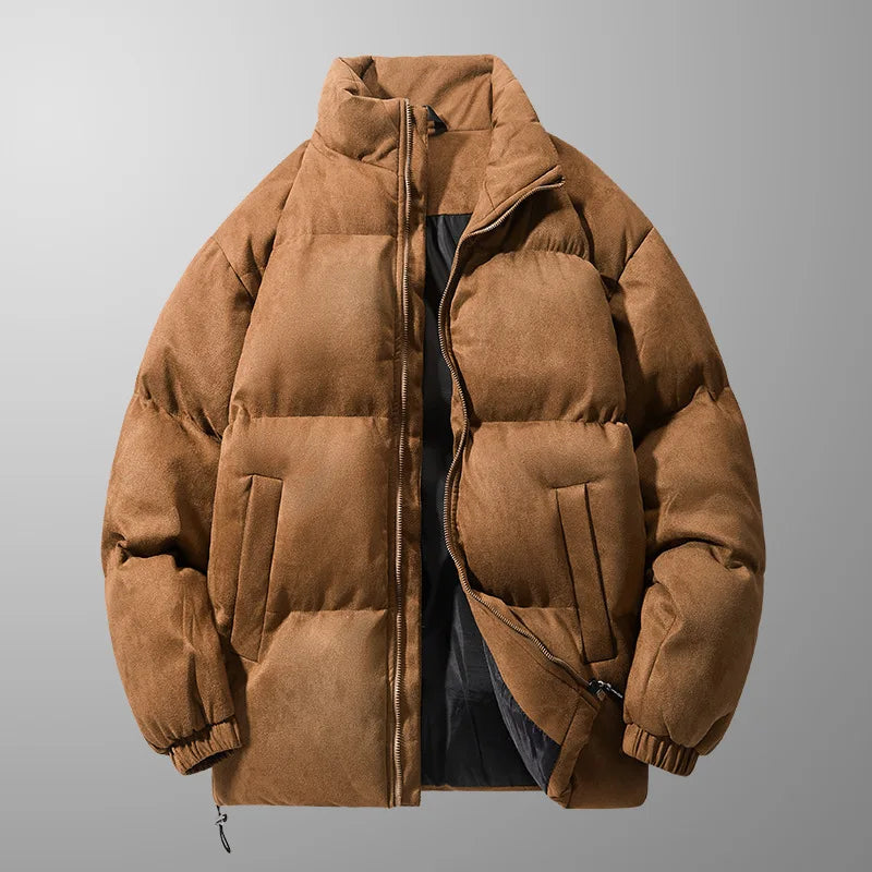 New Winter Men Fashion Stand Collar Casual Down Jackets Winter Coats Quality Male Thicker Warm Parkas Couple Loose Coats 3XL