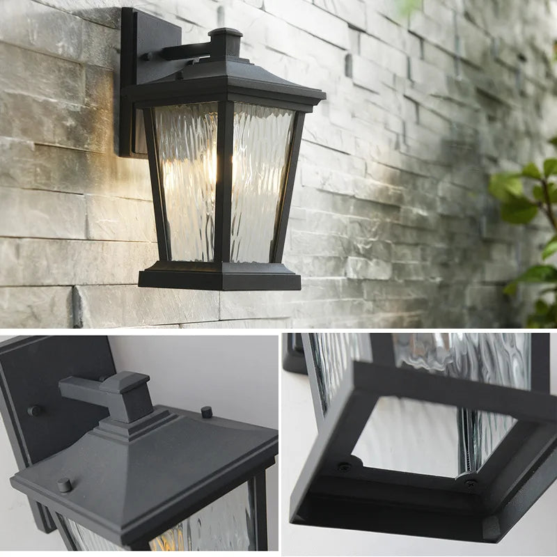 Waterproof outdoor wall lamp LED balcony garden corridor villa entrance exterior wall lamp IP65