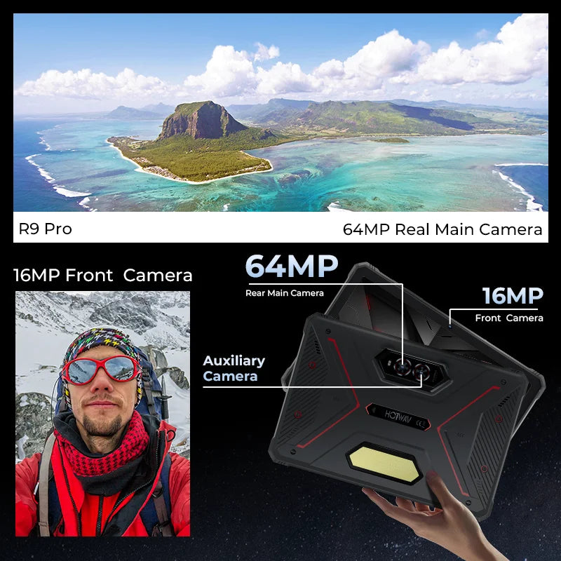 HOTWAV R9 Pro Global Dual 4G Rugged Tablet 11'' FHD+ 2K - View 5 | SAMAG