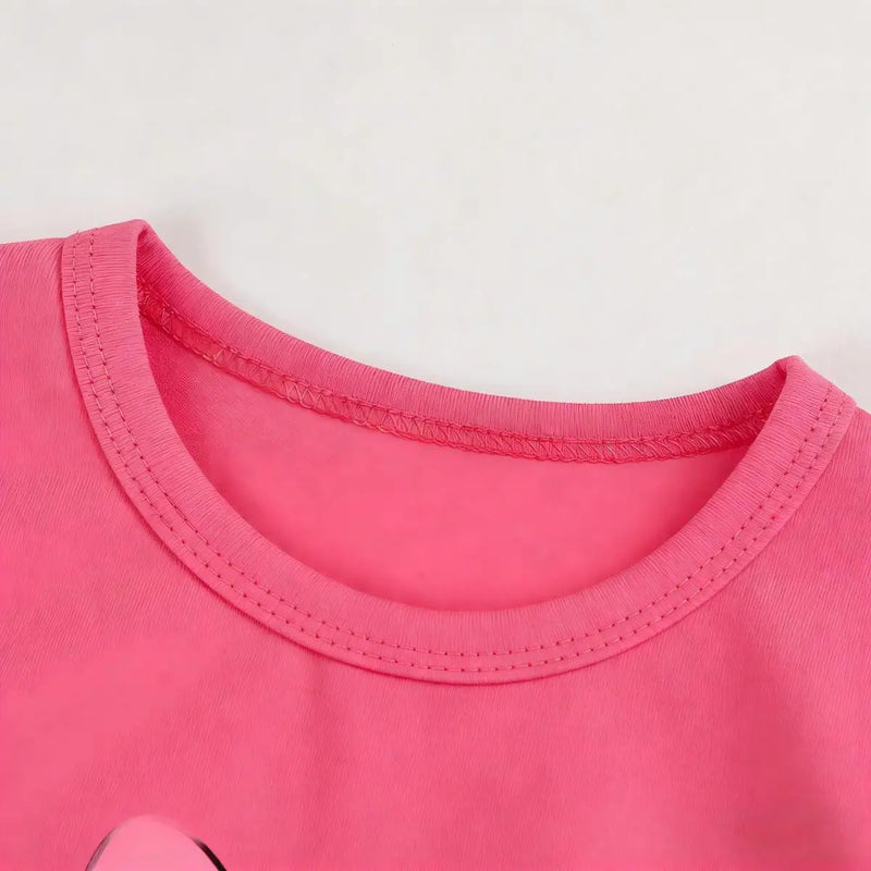 Baby Girl Summer Outfit Set Short Sleeve T-shirt | SAMAG