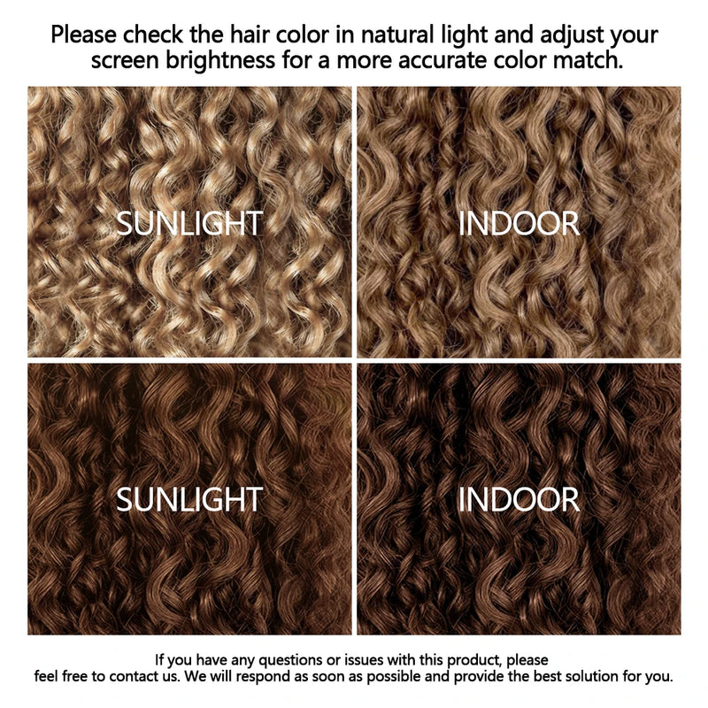 12A Human Crochet Hair Body Wave Bundles Human Hair For Women Knotless Pre-Separated #27 Honey Blonde Feather Crochet Human Hair