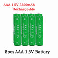 AAA1.5V Battery 3800mAh Rechargeable Battery Lithium Ion 1.5 V AAA Battery for Clocks Mice Computers Toys So on