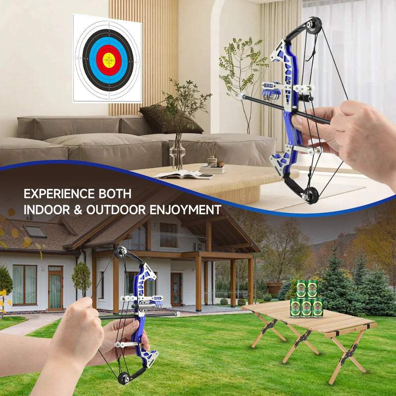 Laser Metal Pulley Bow Aiming Compound and Arrow | SAMAG