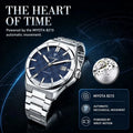 CADISEN New Watch Business Automatic Mechanical Japan 8215 Movement Luminous Clock AR Sapphire 10ATM - Visuel 3 | SAMAG