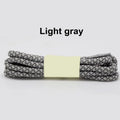 1Pair 19 Colors 3M Reflective Shoelaces Round Sneakers Shoe Laces Kids Adult Outdoor Sports Shoelaces Length 100 120 140 160CM