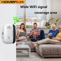 HOMEFISH WiFi Extender 300Mbps Wireless Signal Repeater 2.4G WiFi Amplifier with LAN Port, WPS One-Click Connection, WiFi Range