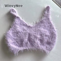 WinvyNee New Spring Women Knit Short Tank Top Solid - View 6 | SAMAG