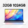 2026 New Ultra Slim Laptop Intel Core i7 8650U 15.6" 32GB RAM 2TB SSD Gaming PC Office Study Computer PC Windows 11 Pro