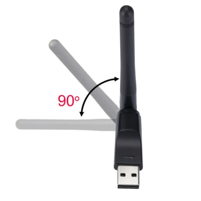 150Mbps WIFI Adapter Wireless Network Card MT7601 USB LAN Wi - Fi Receiver Dongle Antenna 802.11 B/g/n for - Visuel 5 | SAMAG