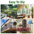 Solar Drip Irrigation System, Automatic Watering System with Battery Timer Modes for Potted Plants for Balconies, Garden Balcony