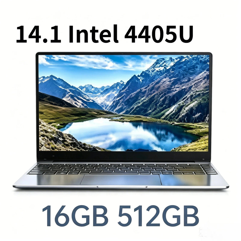 Intel Pentium 4405U 14.1 Inch Laptop 2C4T 2.1GHz 16GB DDR4 2TB SSD 1920x1080 Gaming Office Study Pro Unit