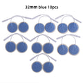 10Pcs 2mm Plug Non-woven Fabric Reusable Self Adhesive Electrode Pads Conductive Gel Pad Body Digital  Massager
