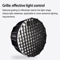 Nanlite 90cm Parabolic Softbox Bowens Mount Quick-pack Deep Mouth Design Photography Light Accessories SB-PR-90-Q