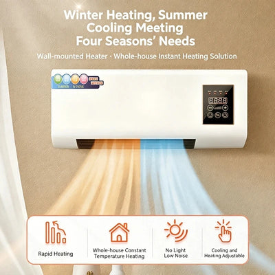 Electric Air Conditioner Fan Wall Mount Easy Temperature | SAMAG