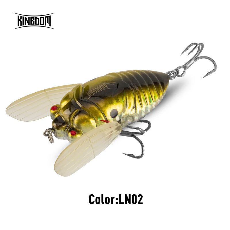 Kingdom Fishing Lure Bionic Cicada 40mm5.5g 55mm12.1g | SAMAG