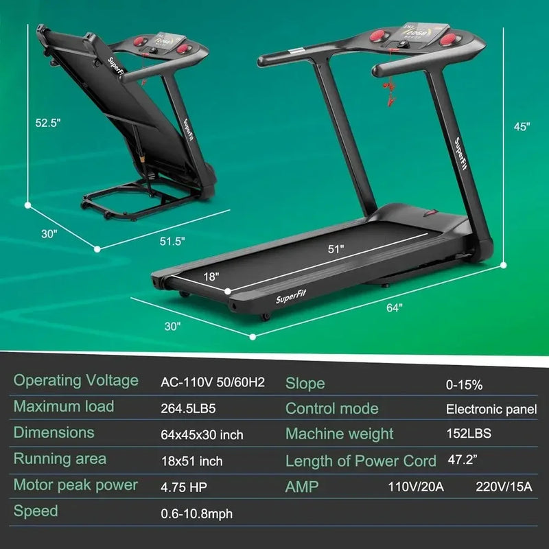 15% Auto Incline Voice Control Treadmill with Bluetooth - View 6 | SAMAG