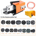 Multi - Function Pneumatic Terminal Crimping Machine with 15 Interchangeable Dies 1.3T Tool for All 0.25 - View 9 | SAMAG