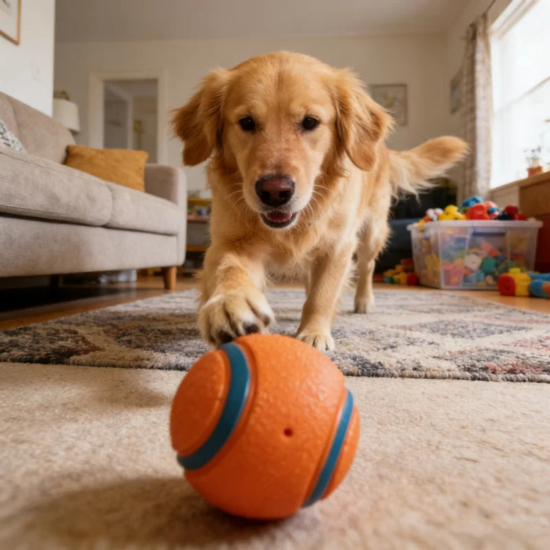 Chew Proof Dog Toy Ball High Elastic Jumping Fetch Ball for Aggressive Chewers Large Medium Small Dogs Puppy Pet Supplies