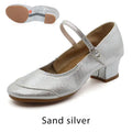 Dance Shoes Women Low-heeled Square Dancing Shoes Latin Salsa Dance Shoe Soft Sole Outdoor Dance Sneakers Spring Size 34-42