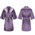 Women's Pure Short Silky Robes Bridesmaid Bride Party | SAMAG