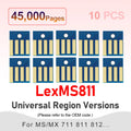 MS710 52D0H00 52D0X00 Toner Cartridge Chip MS811 MS711 for Lexmark MS811 MS810 MS812 MX710 MX711 MX810 MX811 MX812 Printer