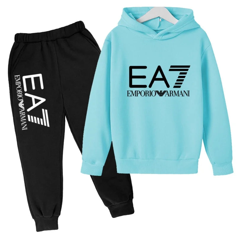 Kids Autumn Winter Hoodie Boy Girl 3-12Yrs Letter Print | SAMAG