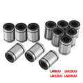 Durable Bushing Steel Linear Ball Bearing LM3UU LM4UU LM5UU LM6UU LM8UU LM10UU LM12UU LM16UU Rods Shaft CNC Part for 3D Printers