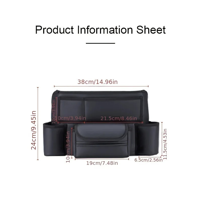 Organize Your Car with This Hanging Storage Bag - Keep Your Car Seat Clean & Tidy!