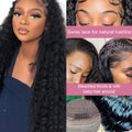 40 50 Inch Water Wave Burmese Curly Lace Front Wigs 13x4 13x6 HD Deep Wave Lace Frontal Wig 7x5 Glueless Human Hair Wigs For Women 300% High Quality Real Virgin Hair Wig
