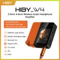 HiBy W4 3.5mm 4.4mm Wireless Audio HiFi Headphone Amplifier USB DAC Bluetooth 5.4 QCC5181 AC7923B DSD512 CS43198*2 CarPlay LDAC