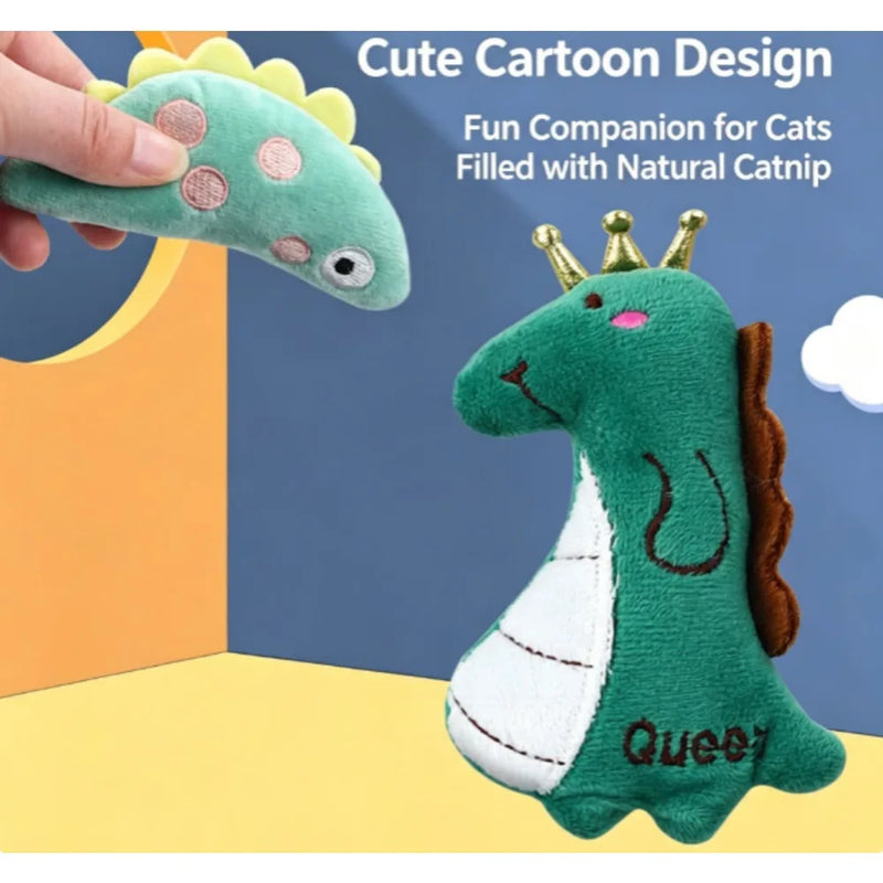 2026 Hot TK Viral Crocodile Plush Pet Toy Catnip Interactive Chew Toy for Dogs Cats