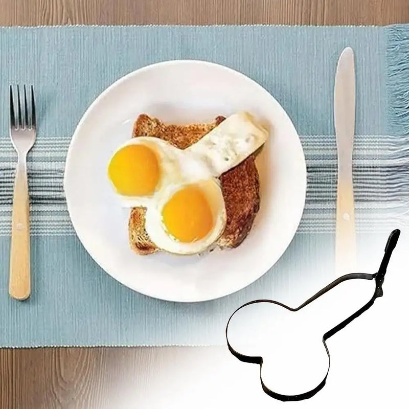 Funny Fried Egg Mold Creative Stainless Steel Non-Stick Omelette Kitchen Cooking Tool Girlfriend DIY Breakfast Sandwich Gadget