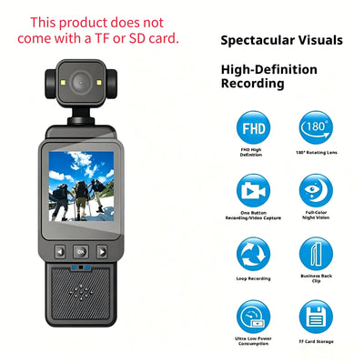 2K HD Action Camera, One-Button & Loop Recording | SAMAG