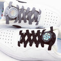 New Swivel Buckle Laces Adults Kids Sneakers No Tie Shoe Laces Automatic Flat Shoelaces Without Ties Casual Shoes