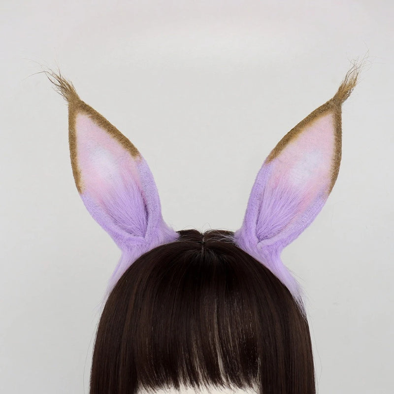 Plush Horse Ear Hair Accessories Original Japanese Handmade Animal Ear Cosplay Uma Musume Pretty Derby Rabbit Ear Headband
